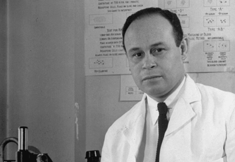 Charles Drew_archive photo in lab