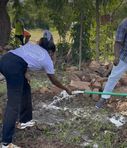 Water pump in Kenya