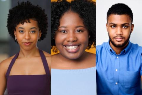 A collage of Howard alums who are in the TLC Musical