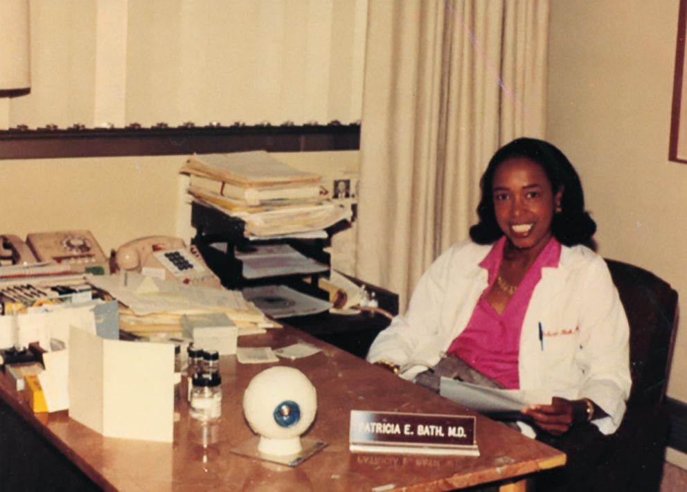 Patricia Bath in her office at UCLA