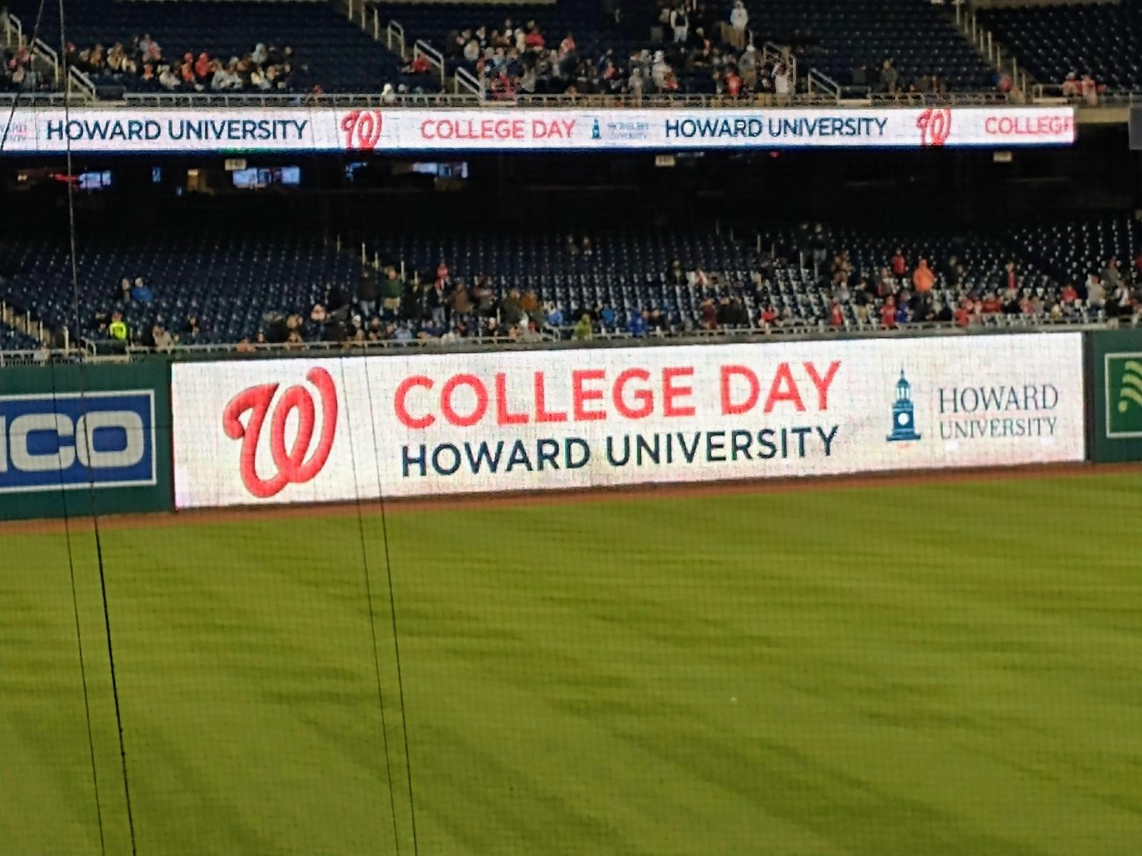 Howard University Alumni Celebrate Jackie Robinson Day at Nationals Park