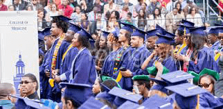 Image of Howard University students at graduation