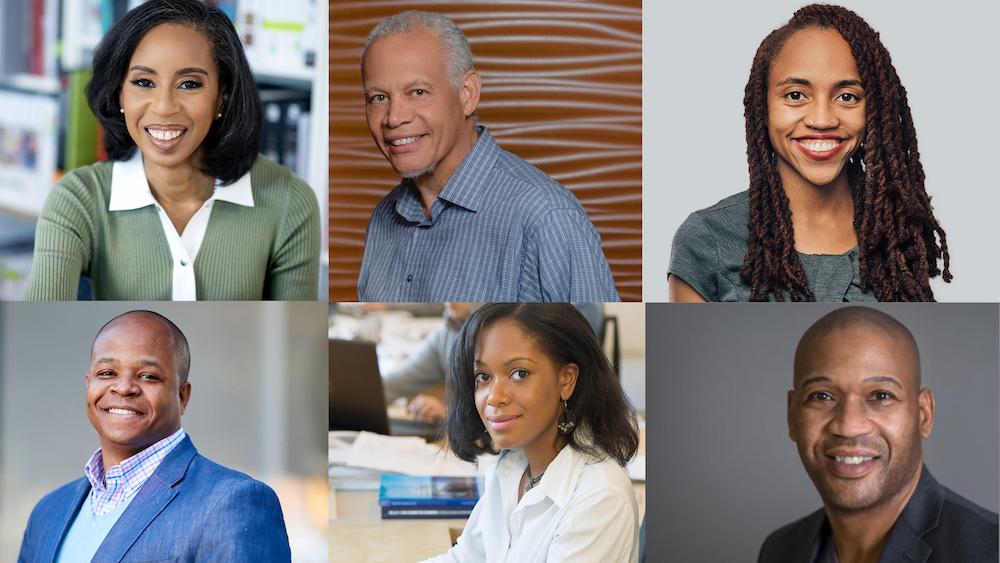 Top row left to right: Kathy Dixon, Ronnie McGhee, Faith Broussard. Bottom row left to right: Floyd Cline, Keisha Wilson, Renauld D. Mitchell  