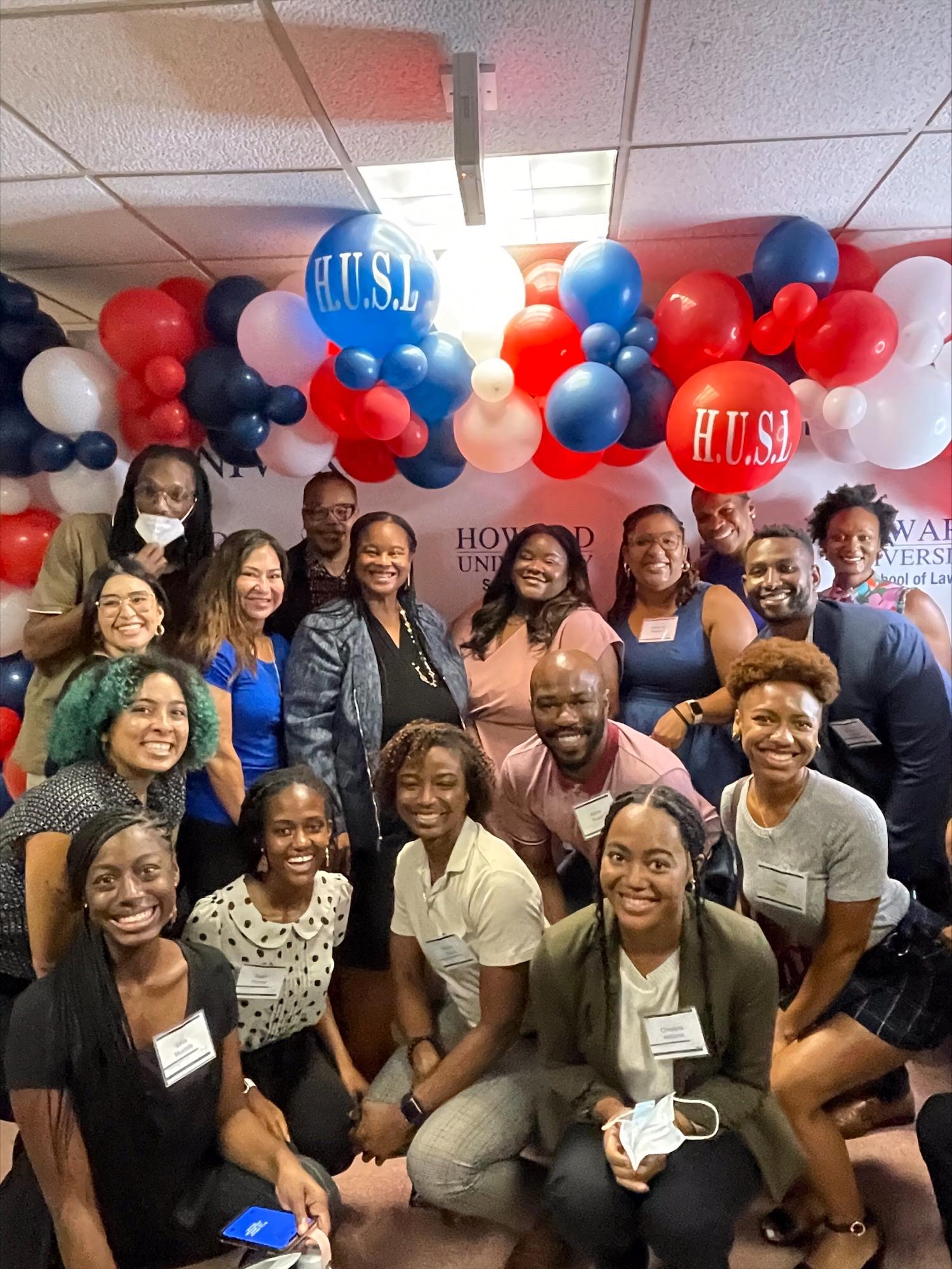 Dean Danielle Holley with Howard University School of Law students