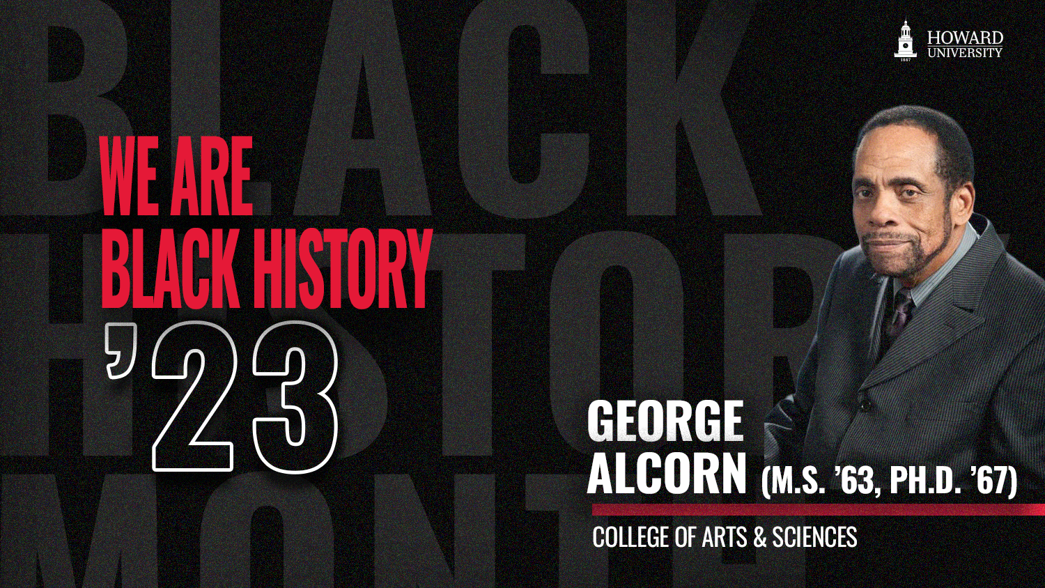 Brought to You By Howard: Meet George Alcorn, the Howard University ...