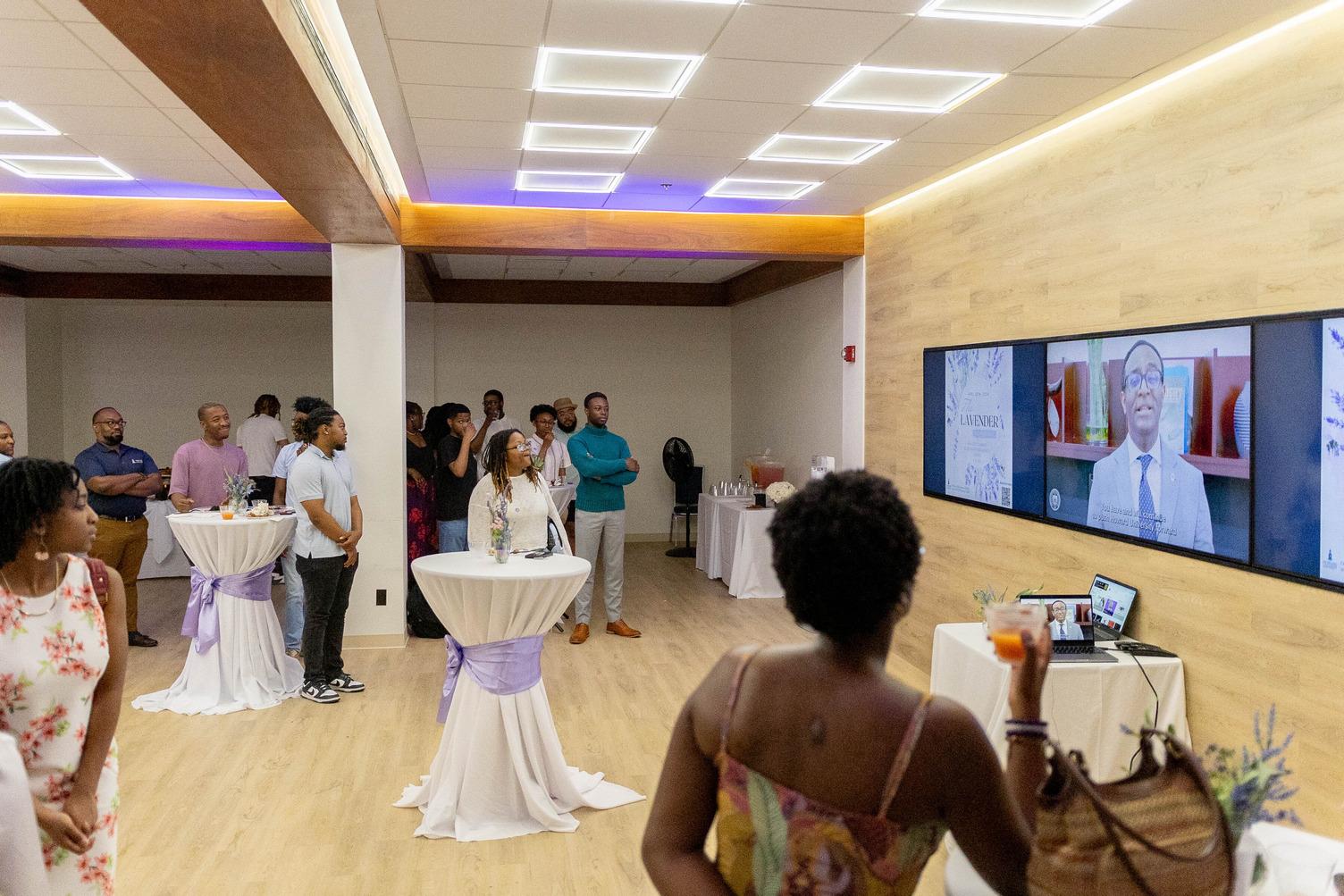 Through video message, Howard University 18th President Ben Vinson III delivered congratulatory remarks to the lavender graduation’s honorees. “I commend you all for what you’ve done to transform our campus culturally, while being our top scholars inside the classroom.” 