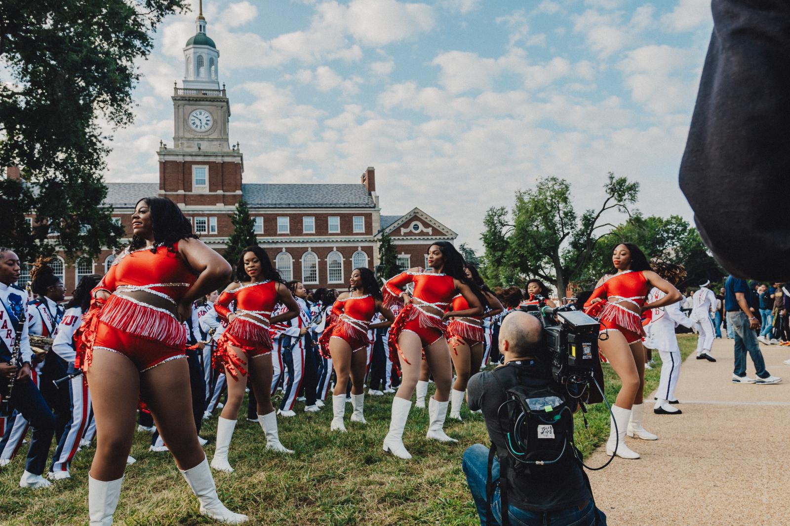 First Take's Visit to Howard University, hosted by Stephen A. Smith, Shannon Sharpe, and Molly Qerim photos by Latrell Caton