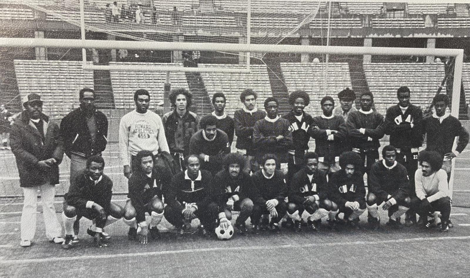 Howard University 1974 Soccer Team On Championship Day