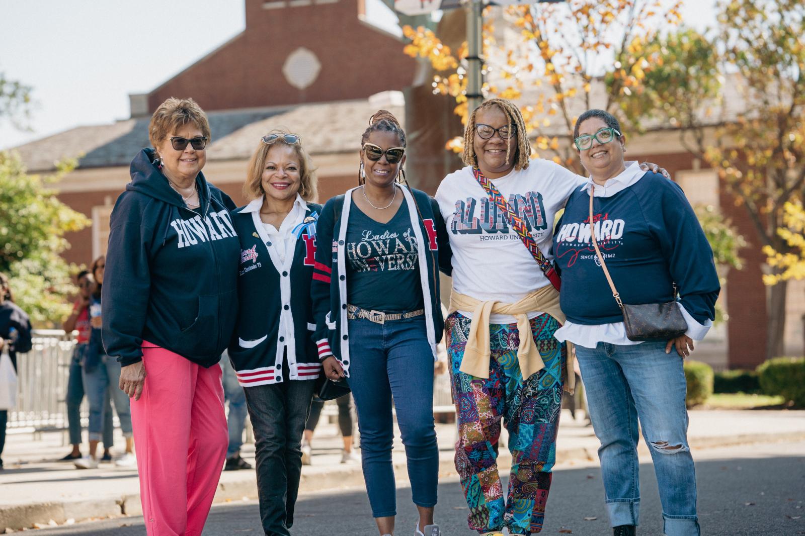 Howard alumnae on The Yard