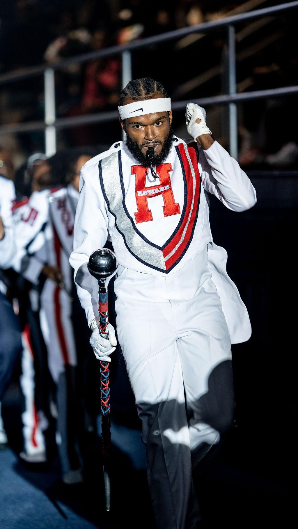 In light of Omega Psi Phi’s “Drumline” themed performance, The Howard Showtime Band stunned attendees as special guests. (Photos: MediaSharp). 