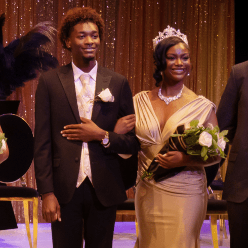 Jaimon Washington and Eden Boles, Mister and Miss College of Arts and Sciences 