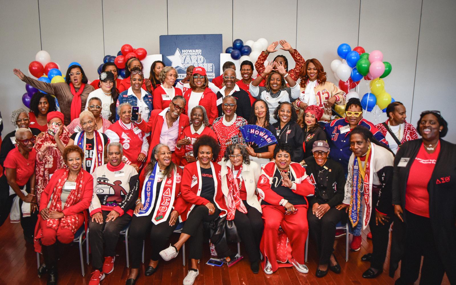 Members of Delta Sigma Theta gathered for the Divine Nine’s fundraising brunch for. Homecoming. Combining eight of the nine organization’s donations, $31,227 were raised. 