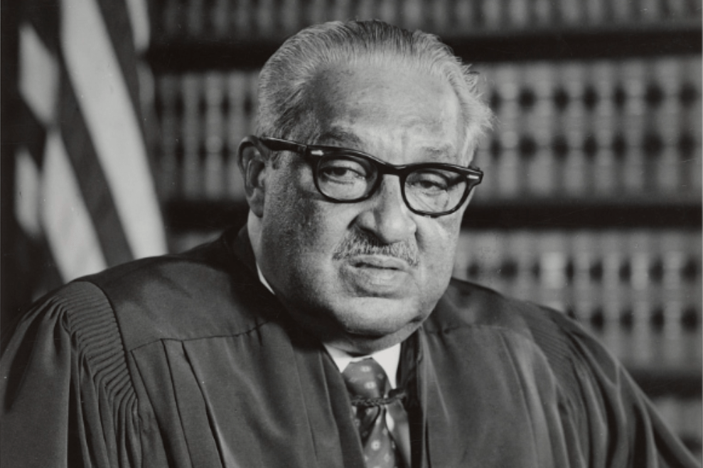 Howard University alumnus Justice Thurgood Marshall