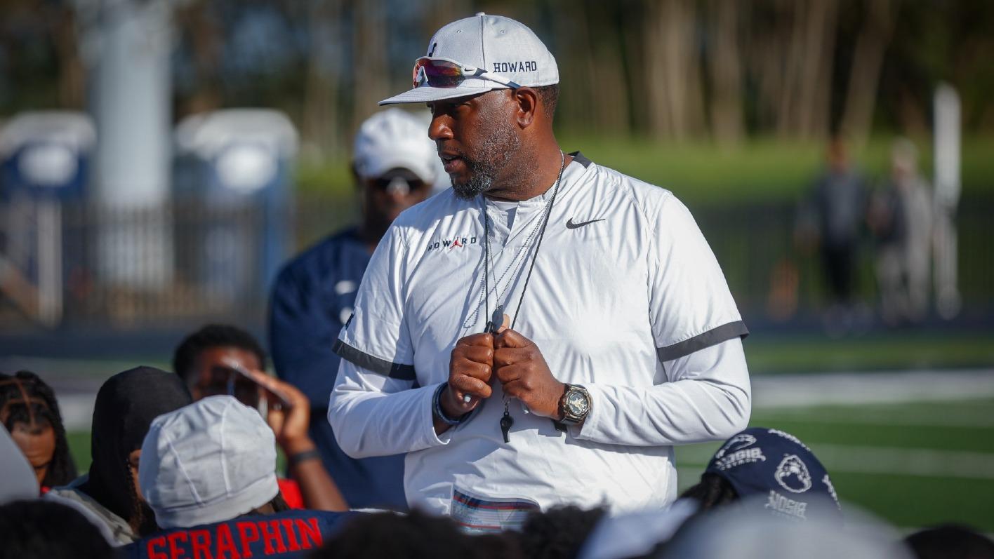 Howard Football Head Coach Larry Scott 