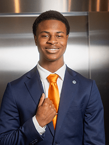 Howard University student Aaron Harrison