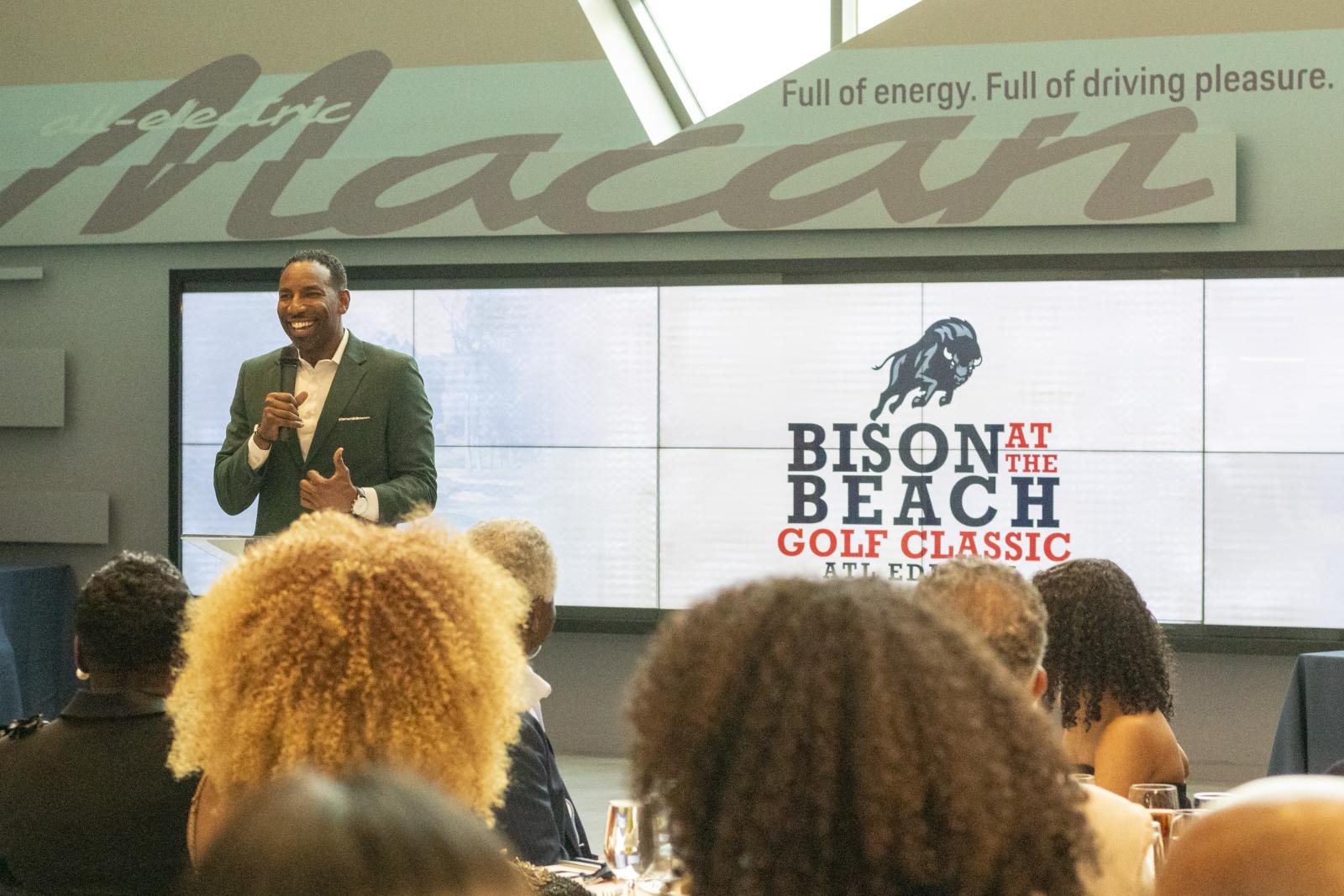 Atlanta Mayor at Bison at the Beach