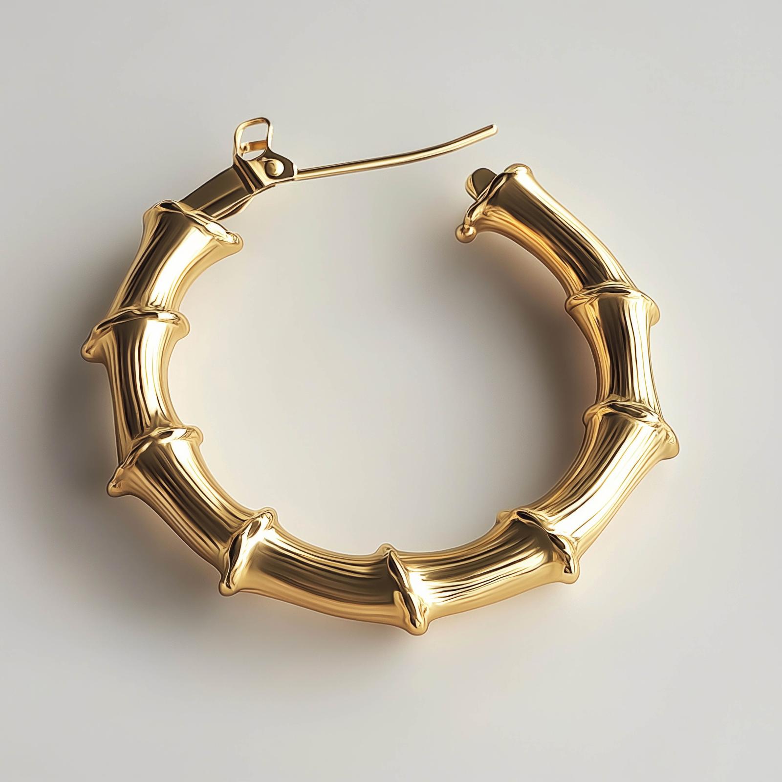 Bamboo earrings