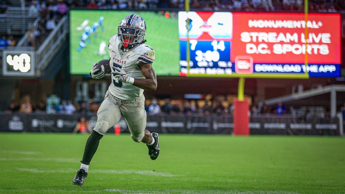 HU Running Back Eden James