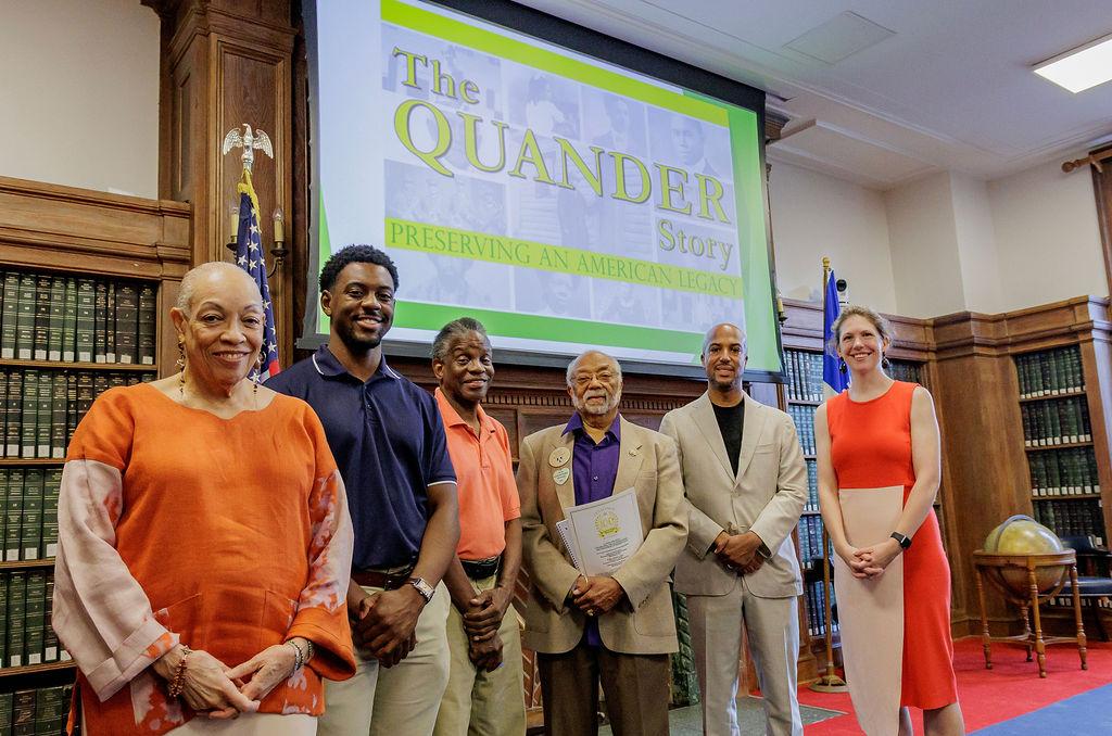 Quander Family Event panelists
