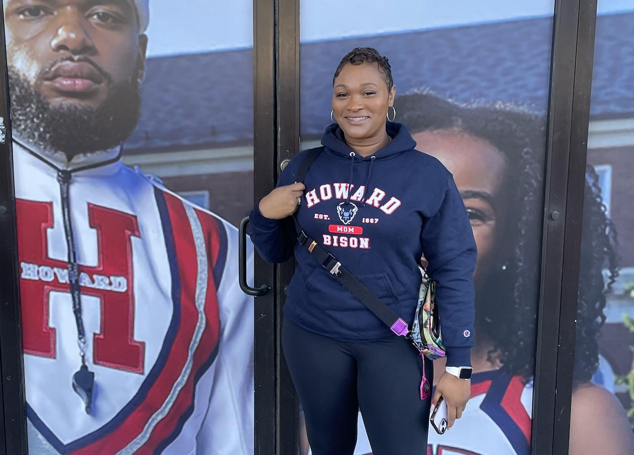 Alumna Alicia Golliday of Atlanta at homecoming