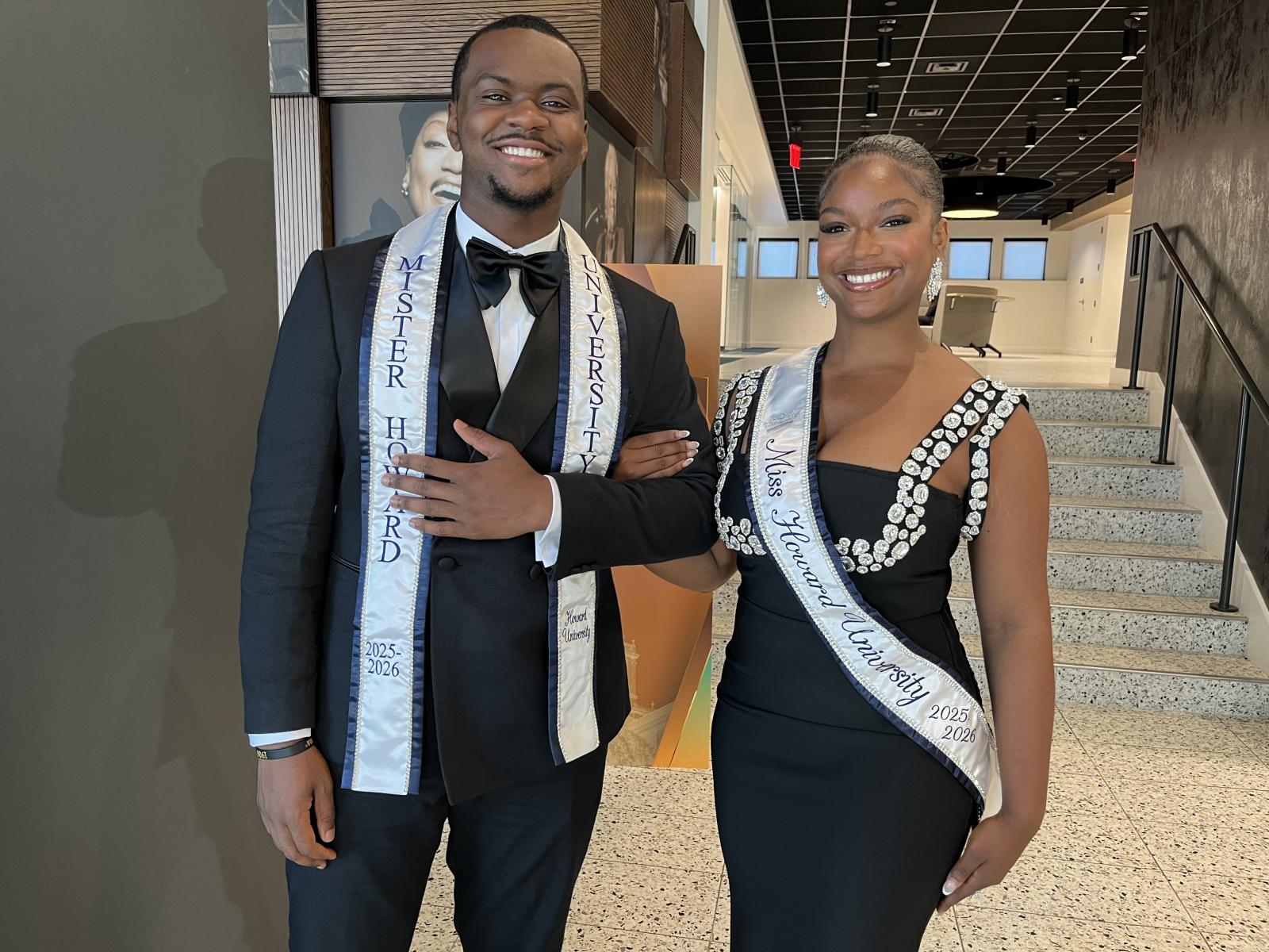 Mister and Miss Howard 2025 standing in The Oliver