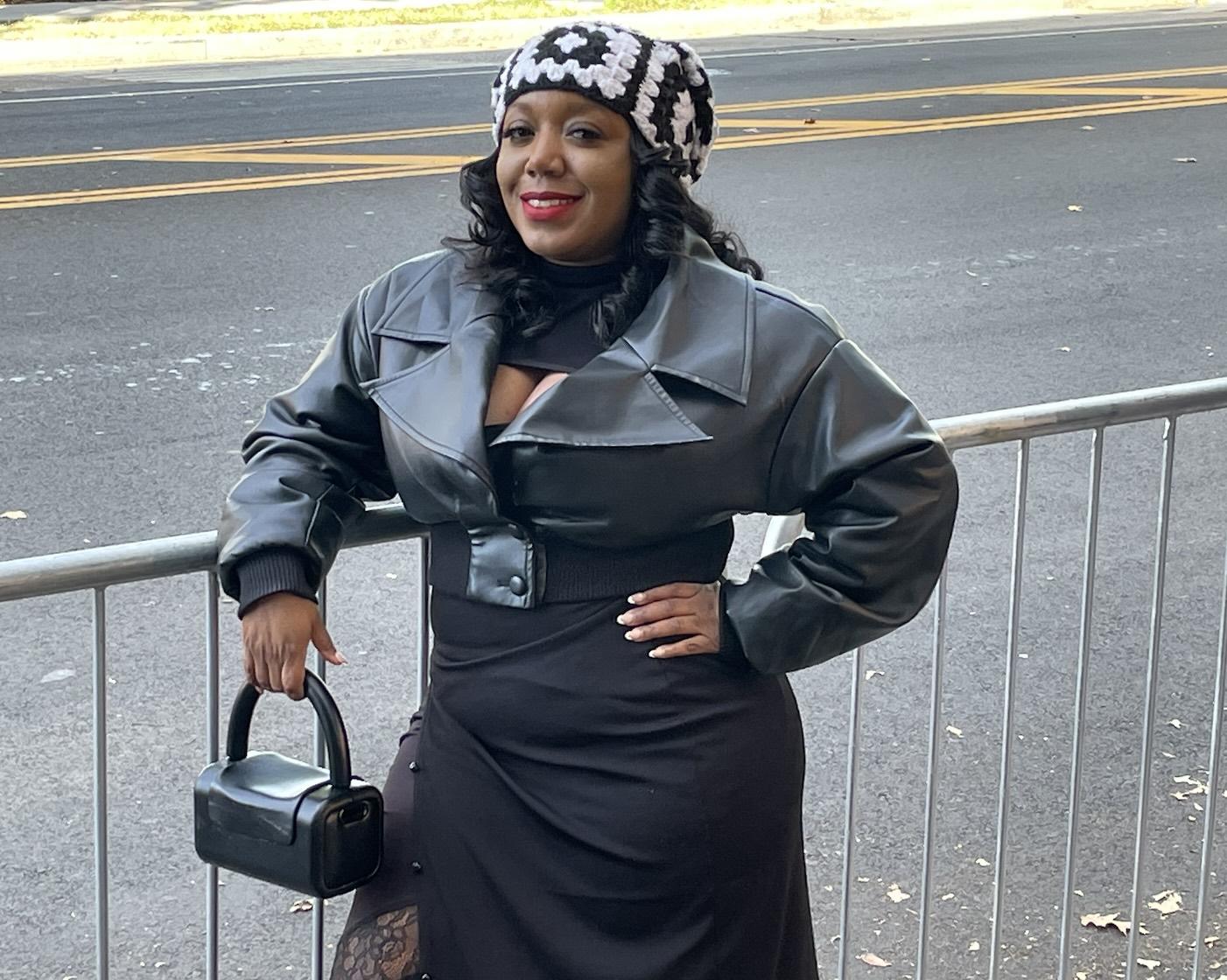 Alumna Kiona Owens at HU Homecoming