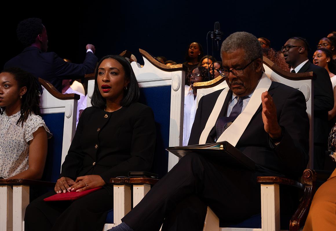 Spelman Chapel Dean Neichelle R. Guidry, Ph.D. and Howard University Chapel Dean Bernard L. Richardson, Ph.D.