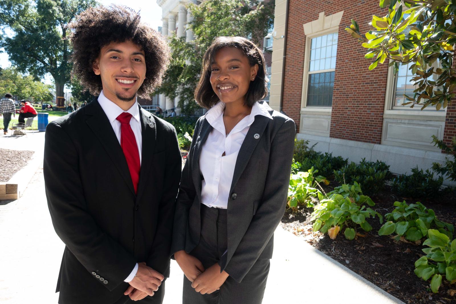 HUSA President Ware and VP Garcia
