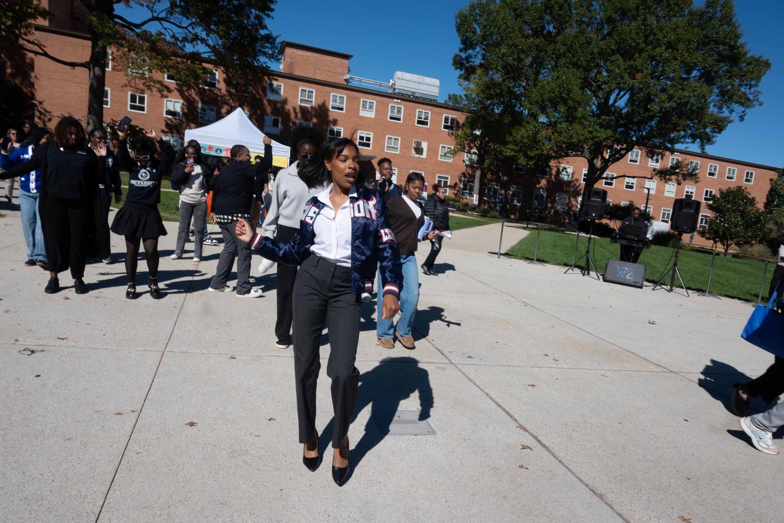 HUSA President N. Ware On the Yard