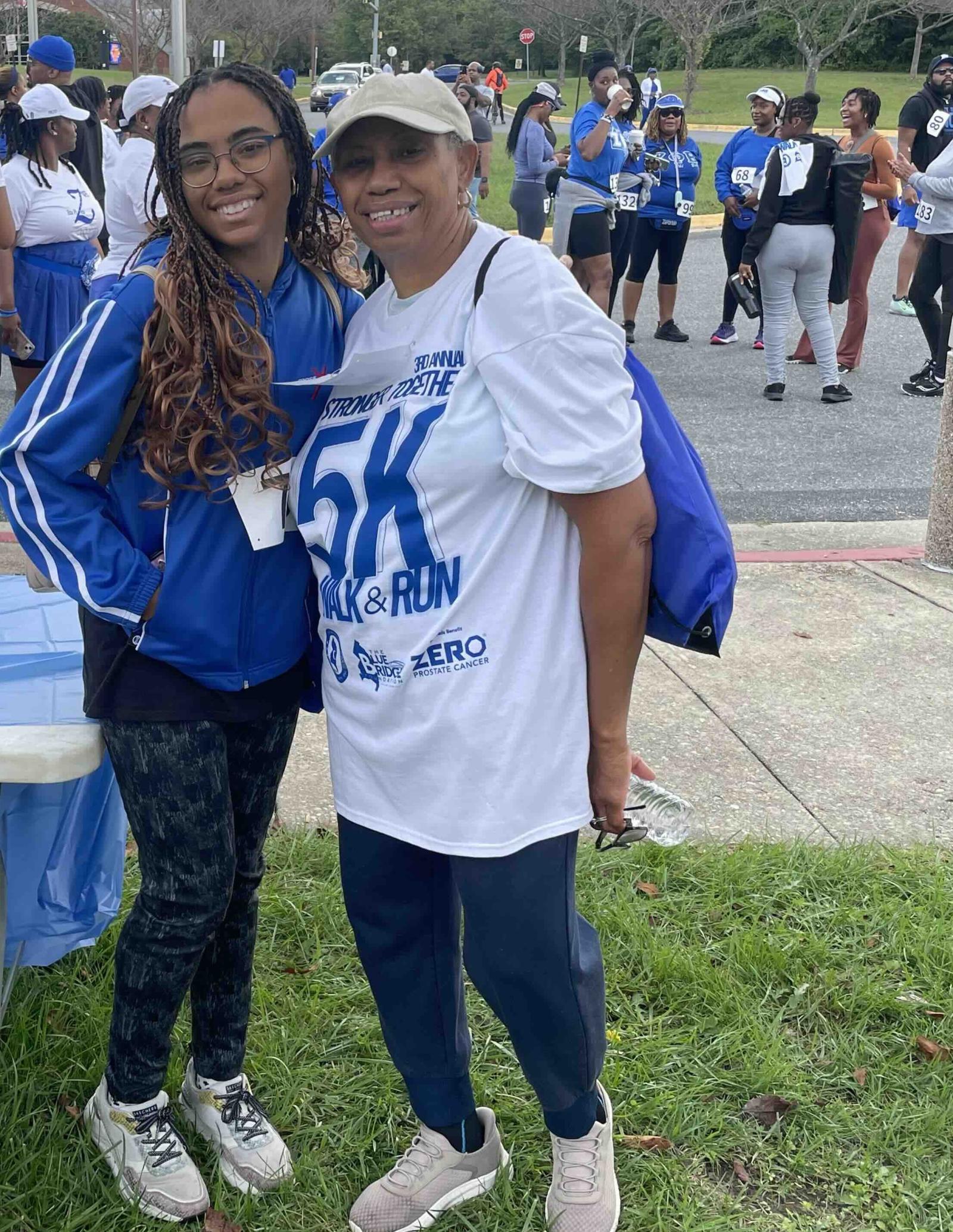Karla Daniels and daughter at Prostate Walk_2025