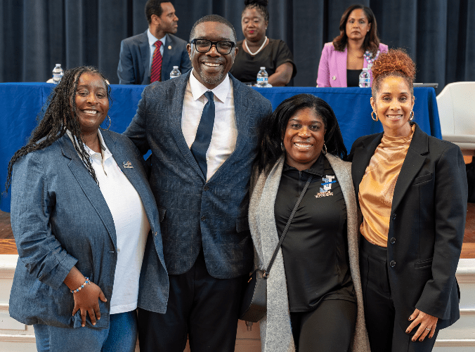 Shawn Joseph with Parents