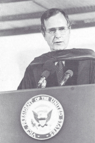george h w bush speaks at howard