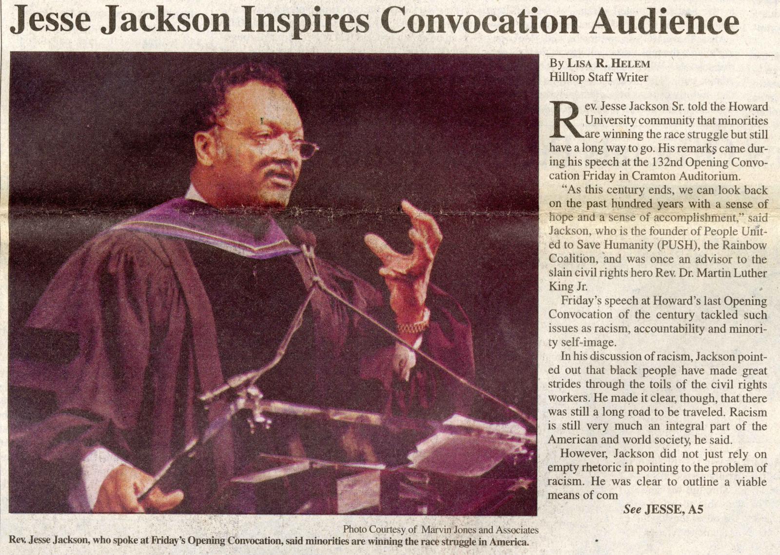 rev jackson at howard hilltop