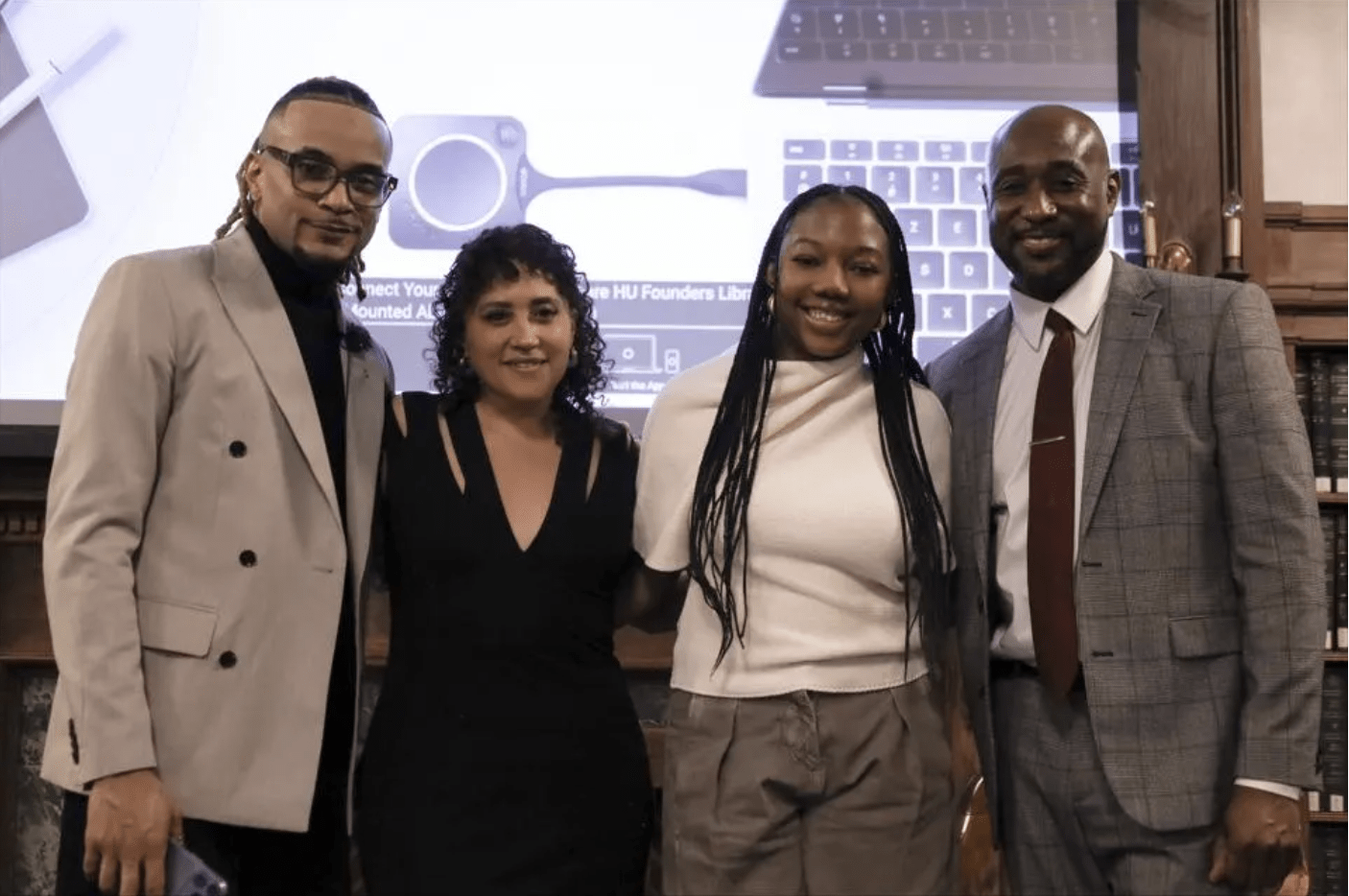 From left: Dominic K. McKenzie, Ali Jackson-Jolley, Asia Alexander, and Jabari Young.