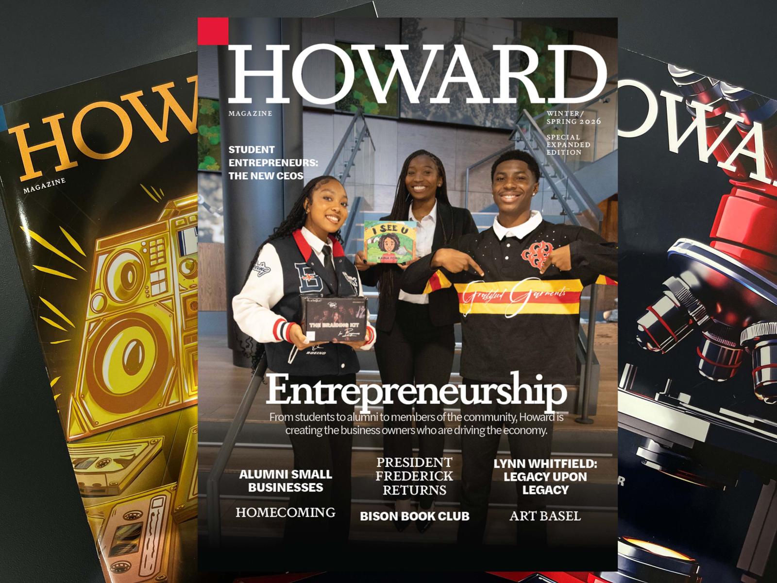 Howard University Magazine Winter, Spring 2026 Cover