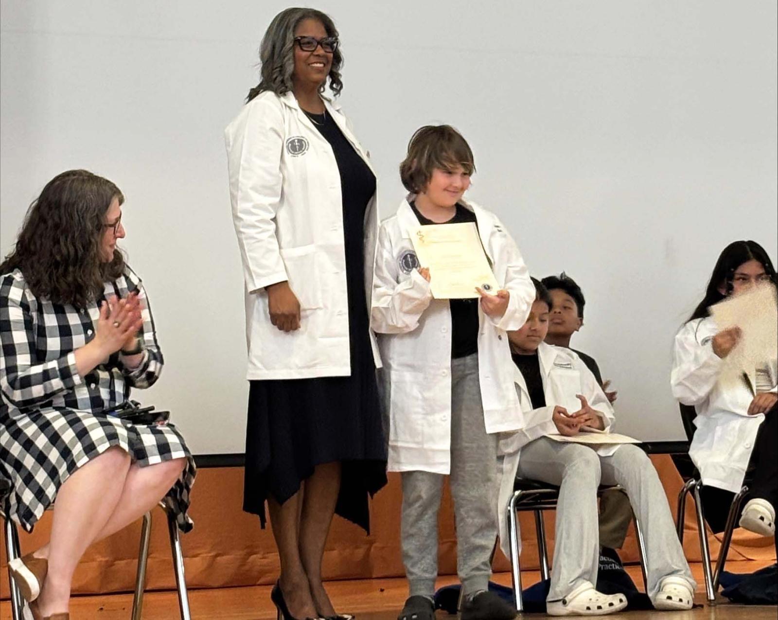 Dr. Hayes Dixon and White Coat Kid 