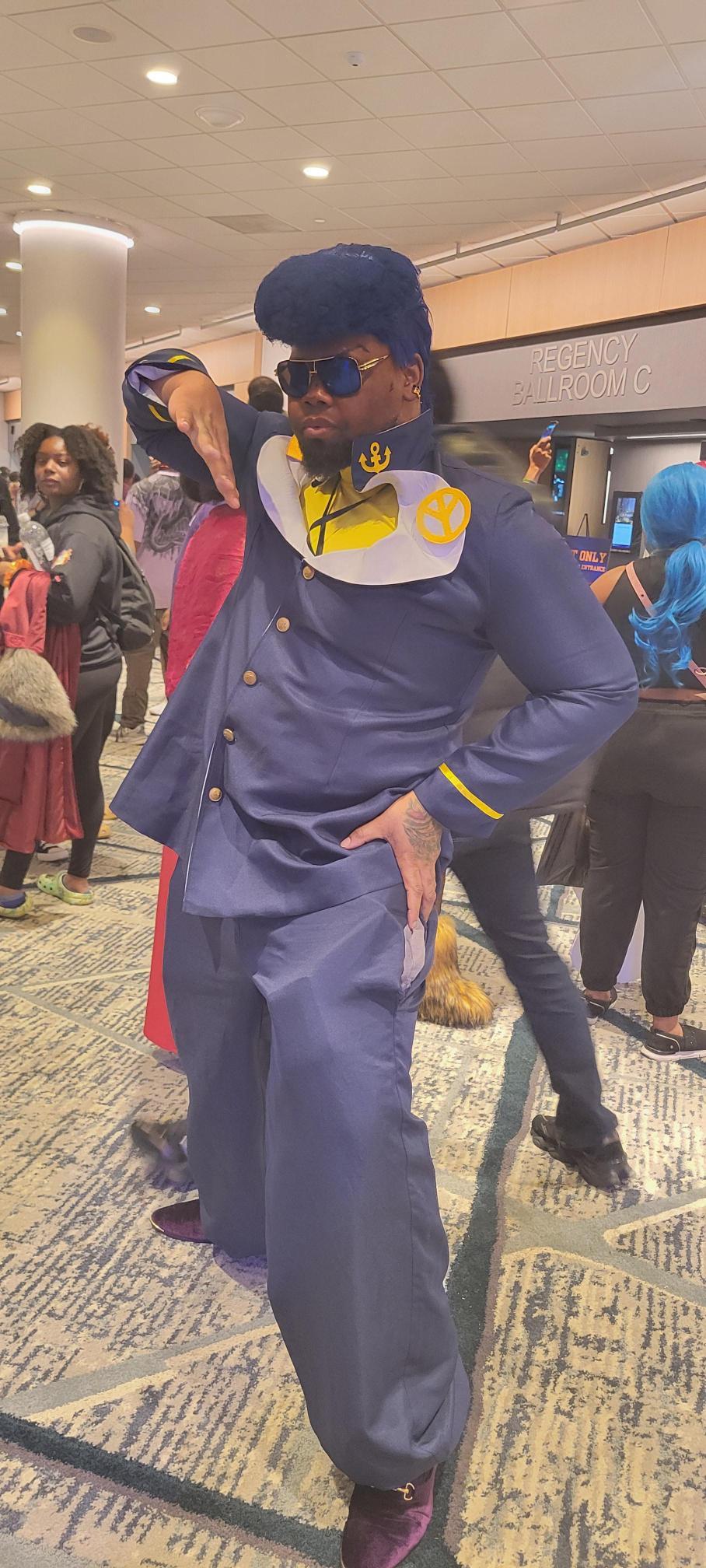 A person cosplaying
