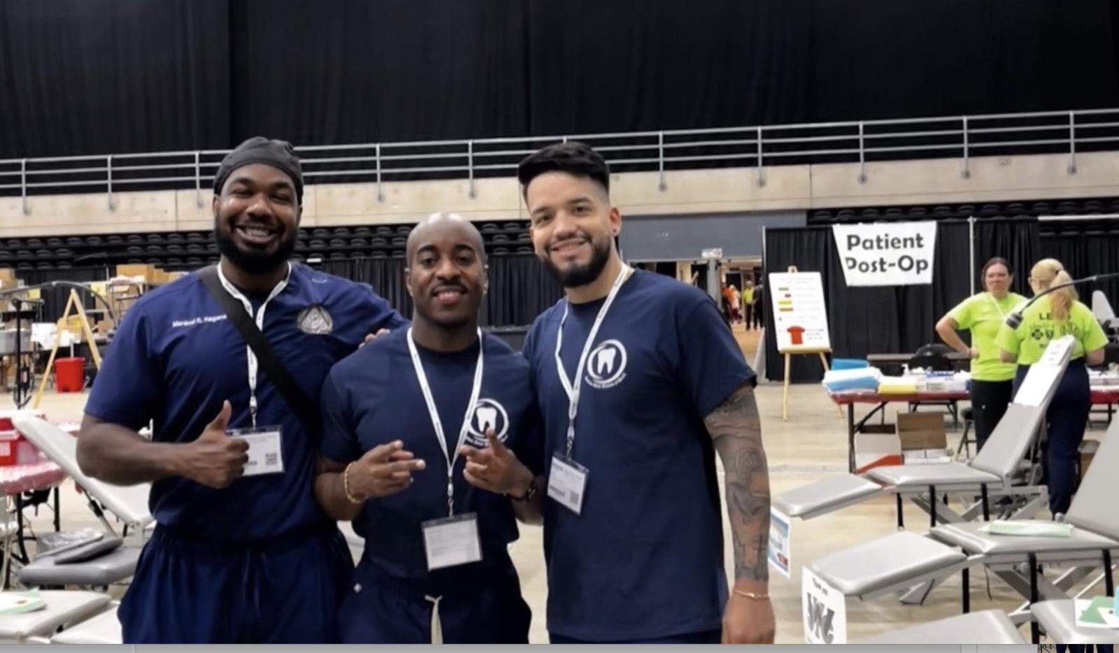 Alexander_johnson with dentistry student colleagues