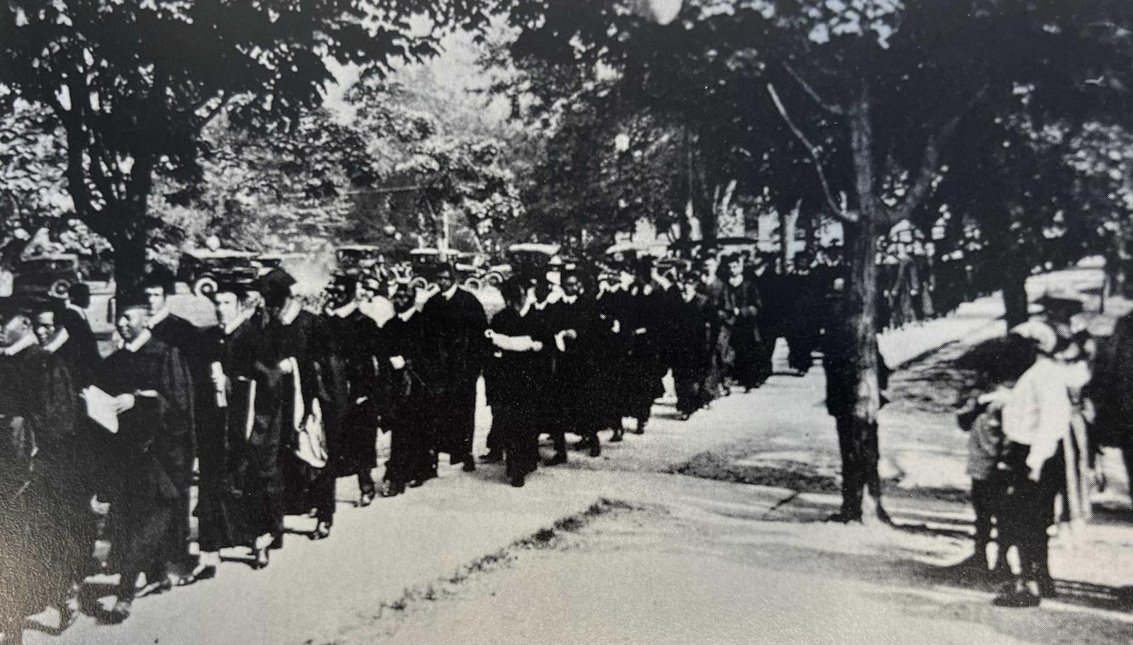 Commencement on The Yard at Howard, 1920