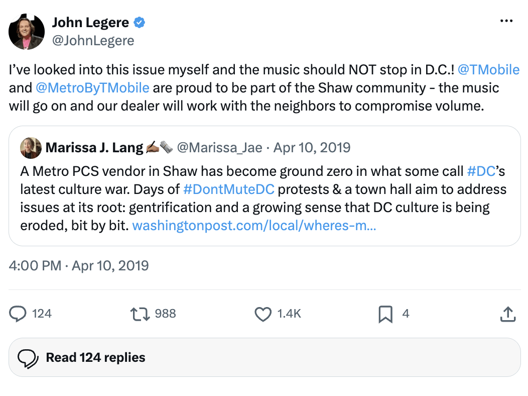 Dont mute DC X screenshot (formerly Twitter)
