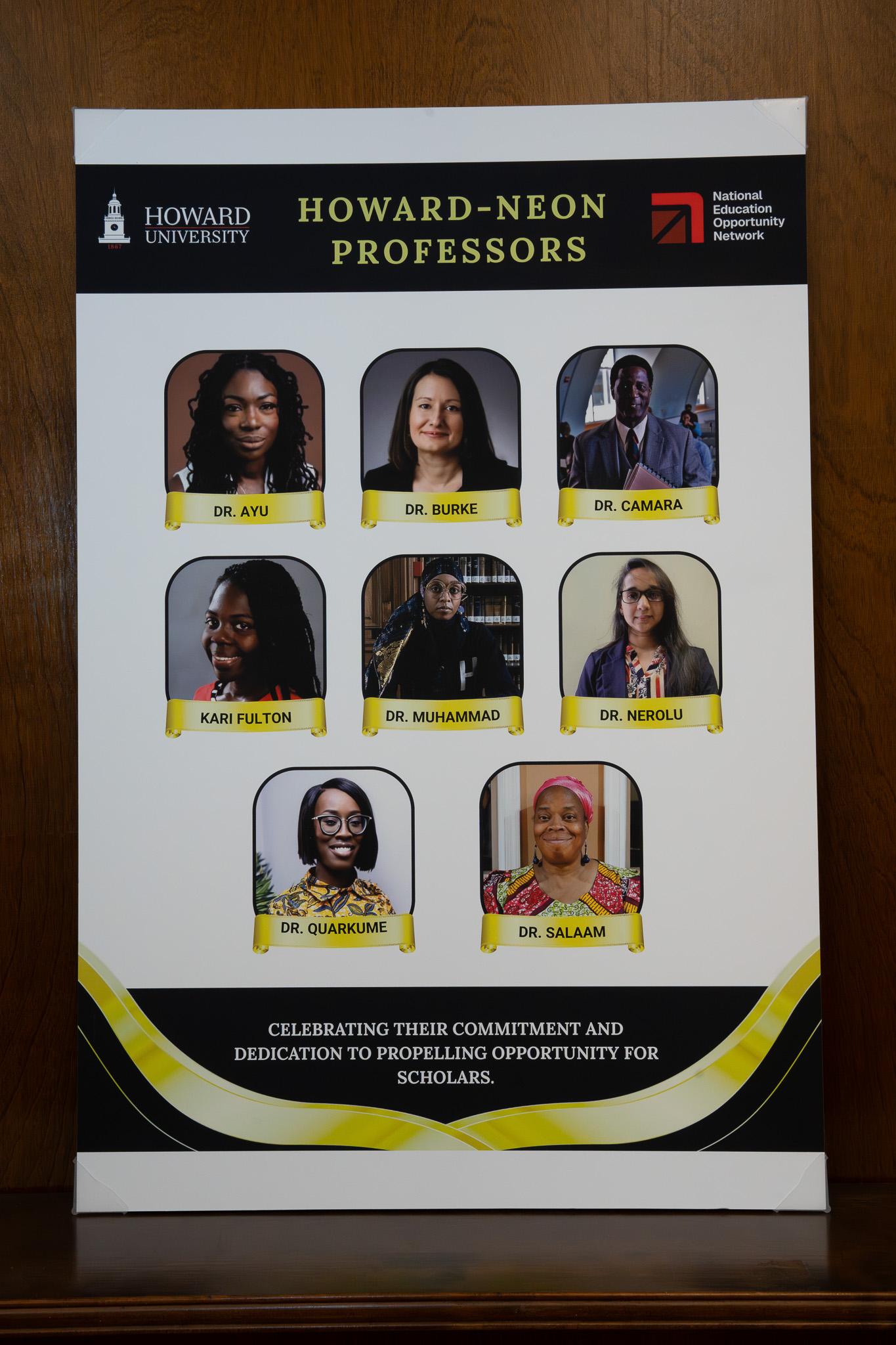 NEON Howard professors
