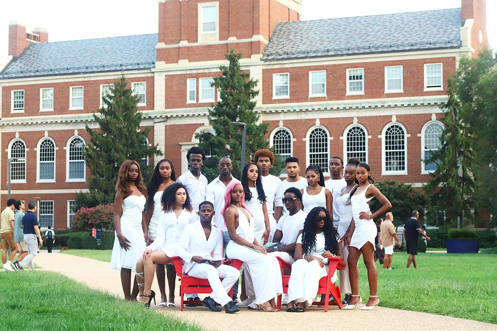 Models Inc. models posed on The Yard during Chadwick A. Boseman Day, 2026